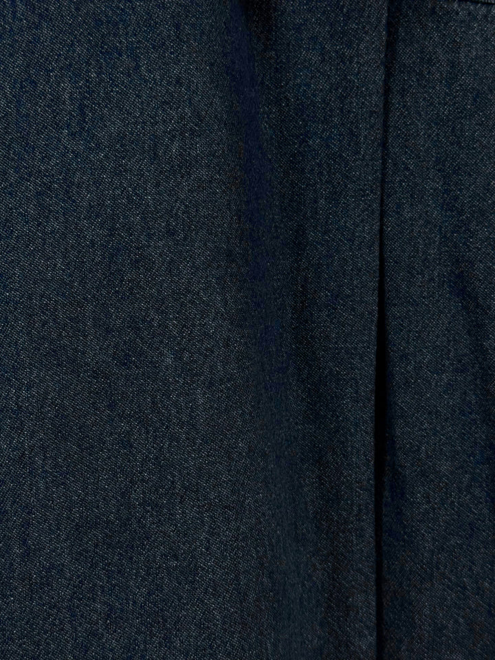 Raquel Allegra Size 1 Denim Frayed Trench Coat