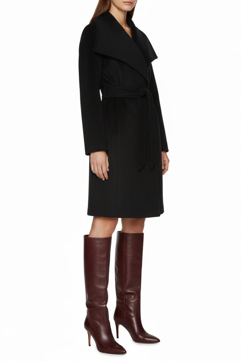 Max Mara Size 4 Belted Cashmere Coat