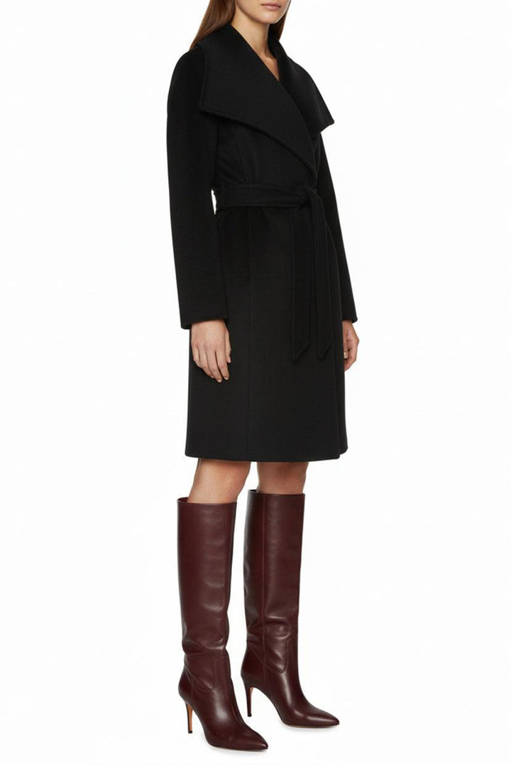 Max Mara Size 4 Belted Cashmere Coat