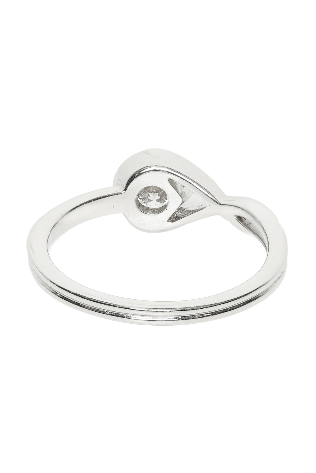 Pandora Size 7 14K White Gold 0.50ct Lab Grown Diamond  Ring