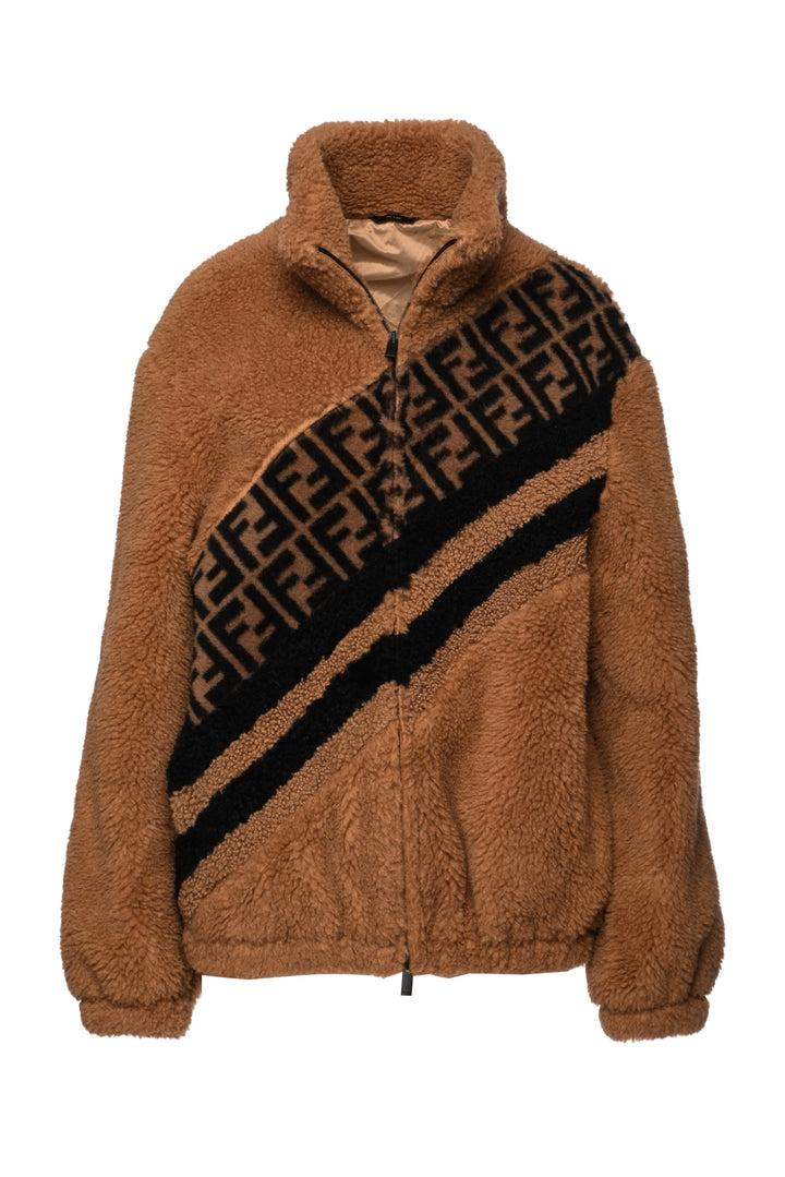 Fendi Size 44 Forever Fendi Teddy Jacket