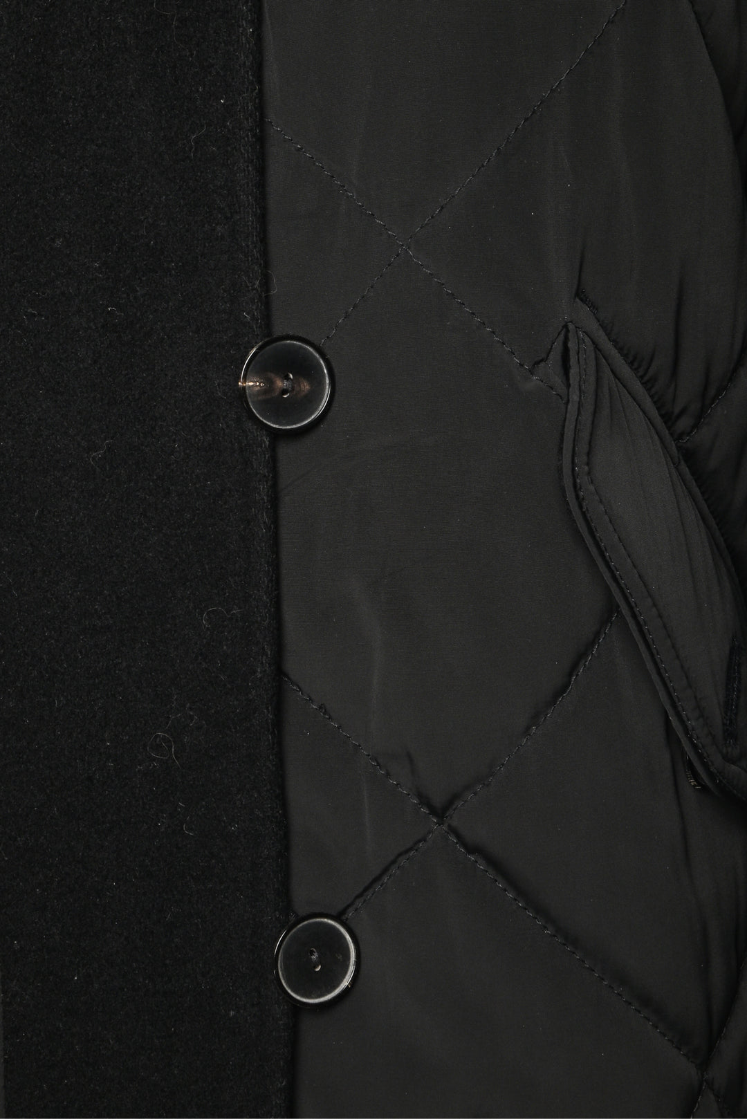 Sandro Size 38 Quilted Coat