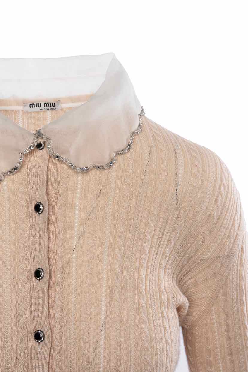 Miu Miu Size 40 2021 Cashmere & Silk Cardigan