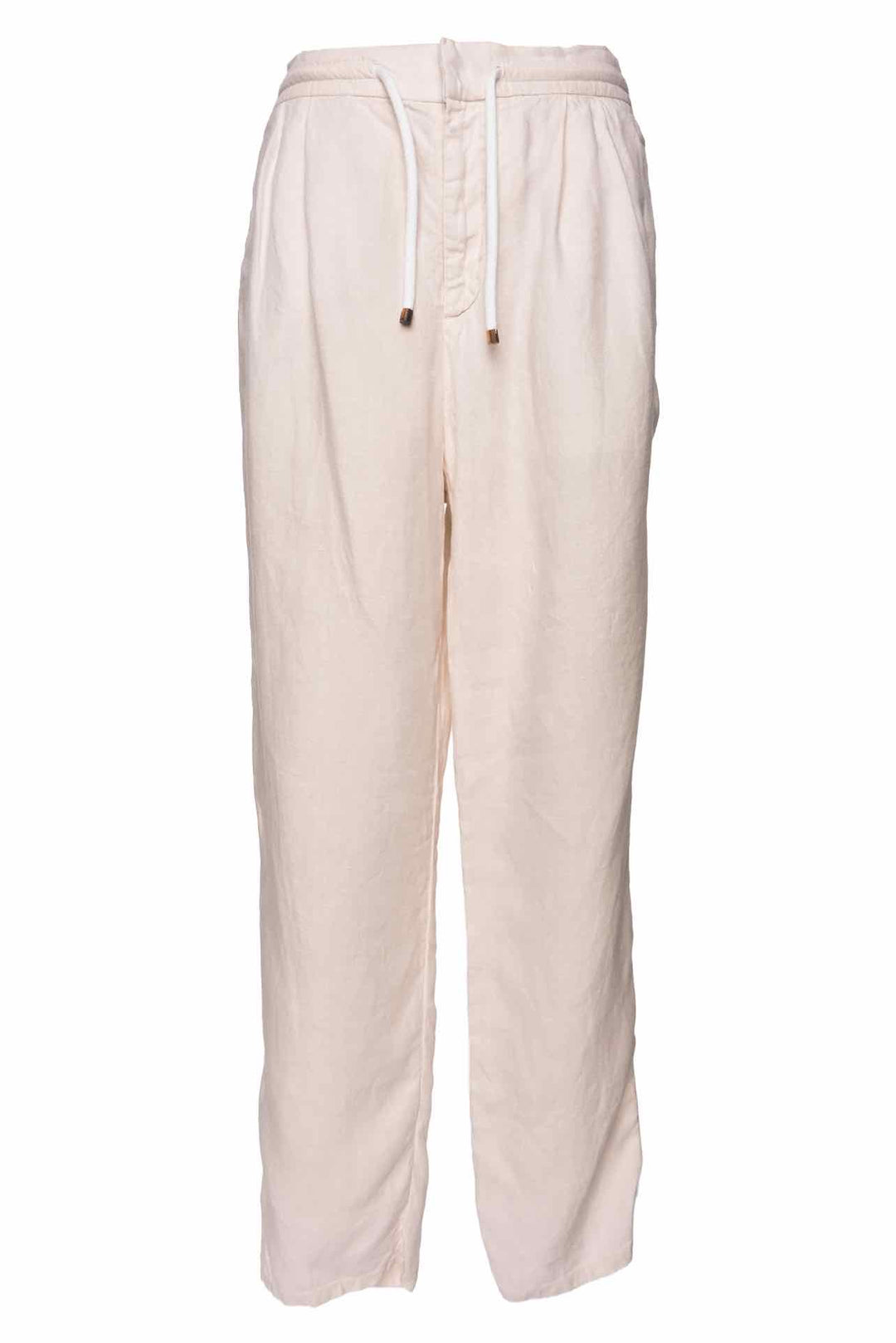 Brunello Cucinelli Size 32 Men's Drawstring Linen Leisure Fit Pants
