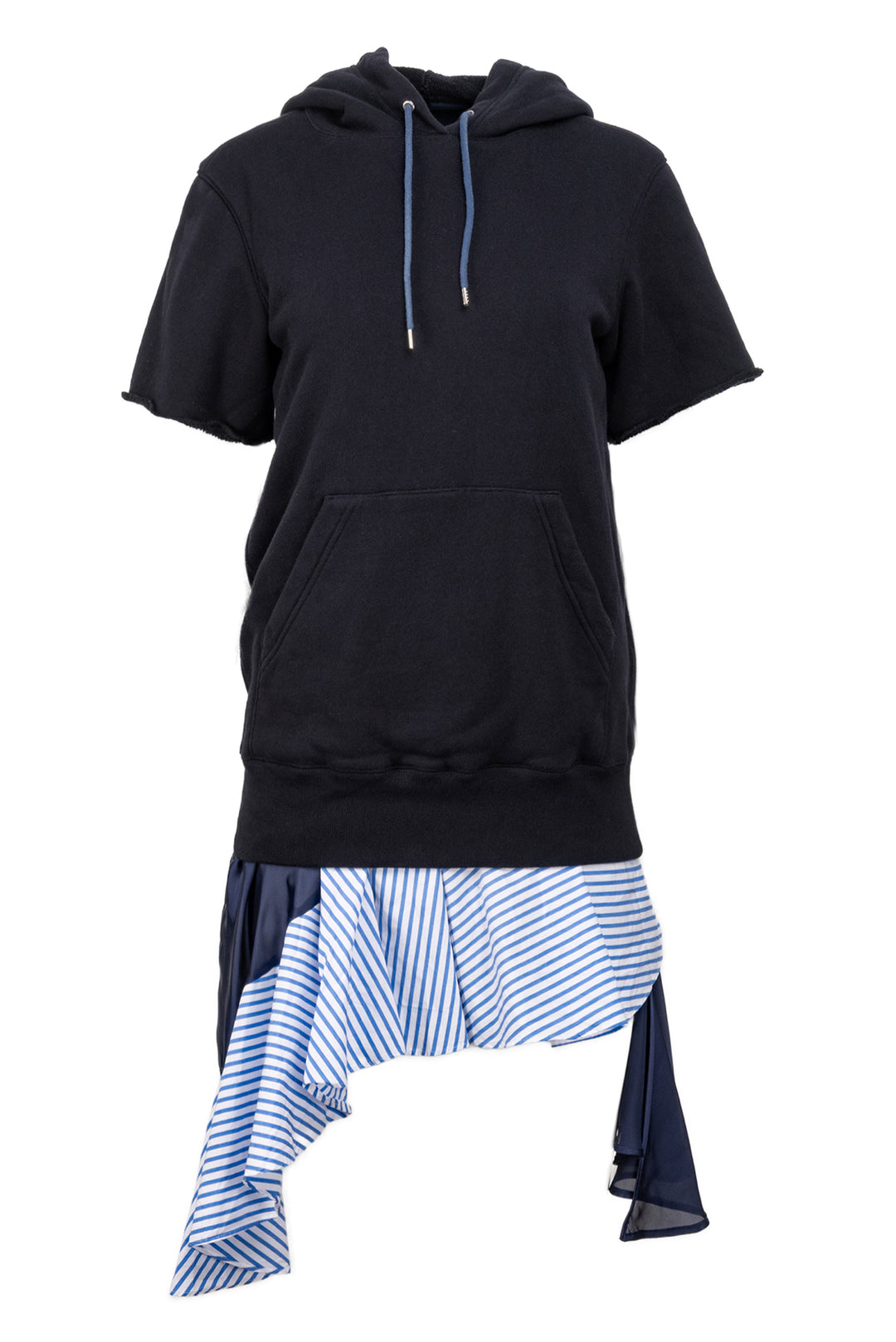 Sacai Size 1 Short Sleeve Hooded Tunic