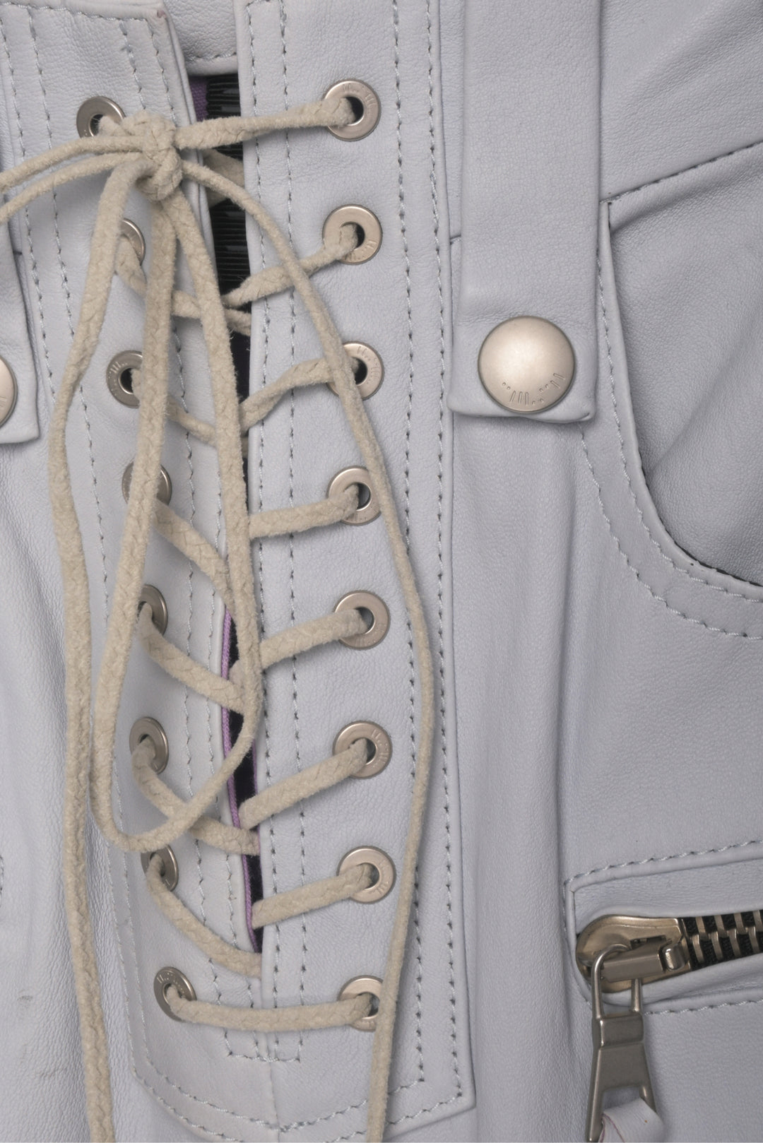 Unravel Project Size 25 Leather Lace Up Pants