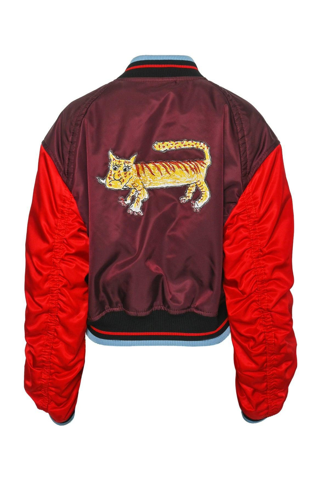 Marni Size 42 Maria Magdalena Suarez Edition Tiger Patch Bomber Jacket