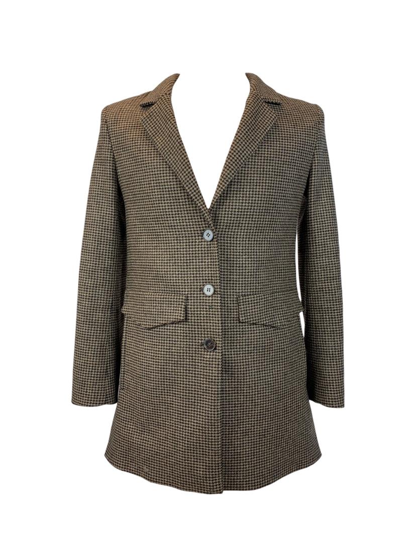 Nanushka Size S Demi Oversize Houndstooth Blazer