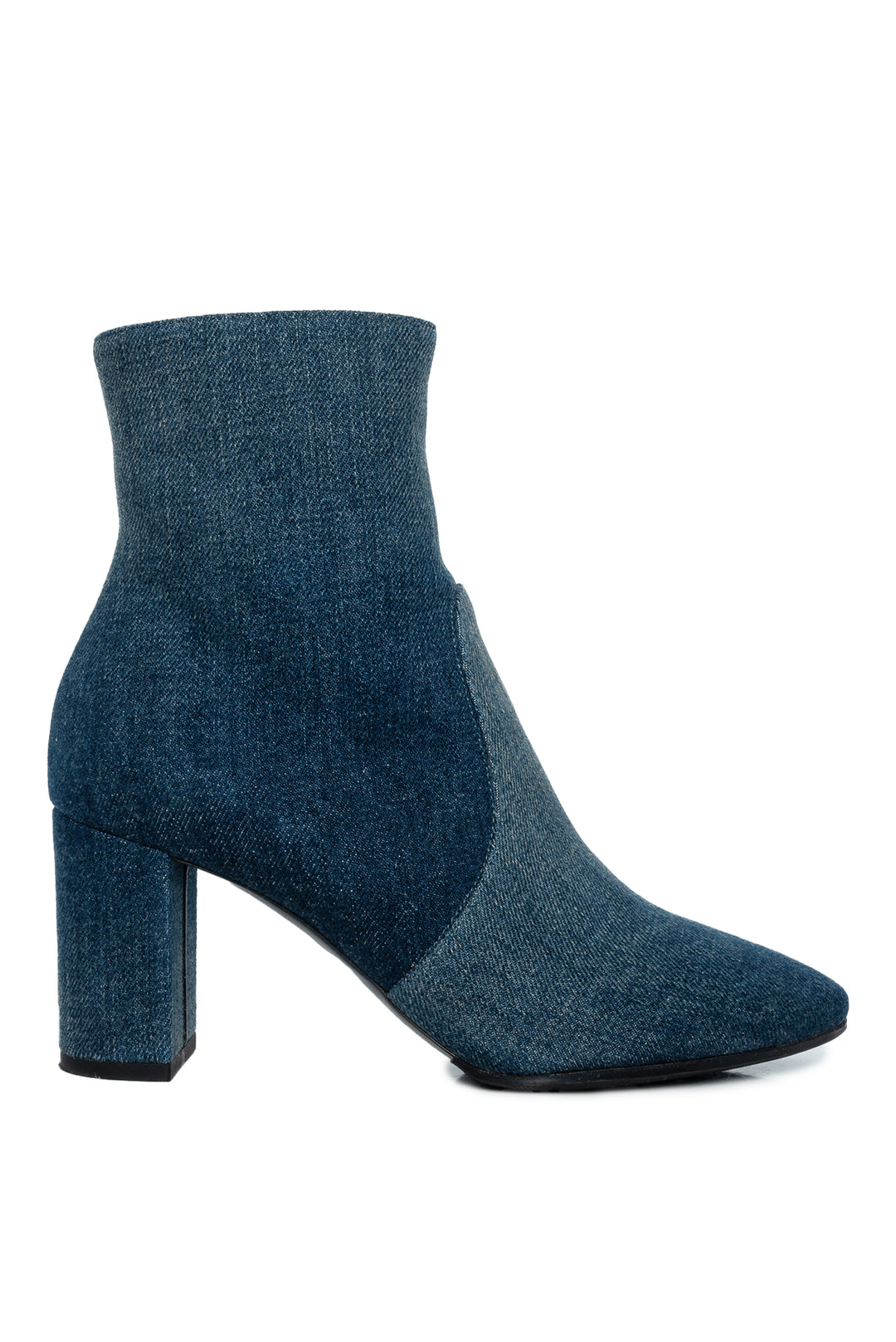 Saint Laurent Size 36.5 Denim Lou 75 Zip Ankle Boots