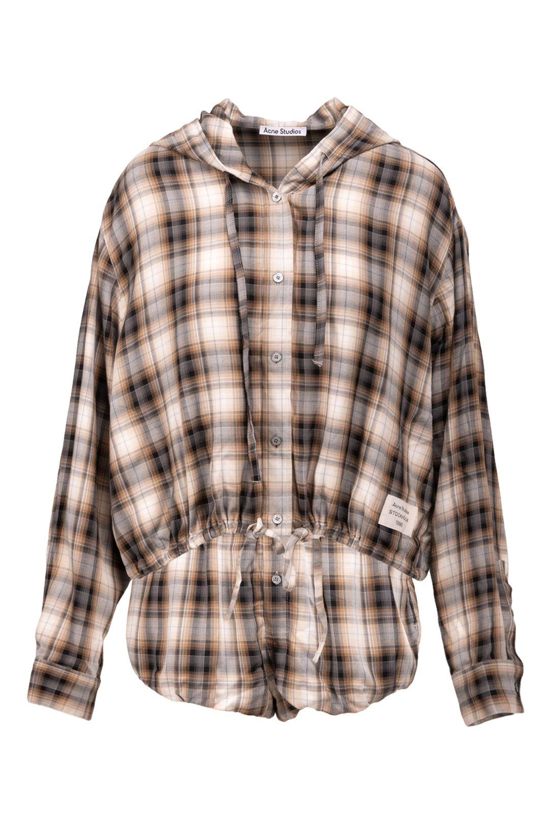 Acne Studios Size 2 Hooded Overshirt & Short Set