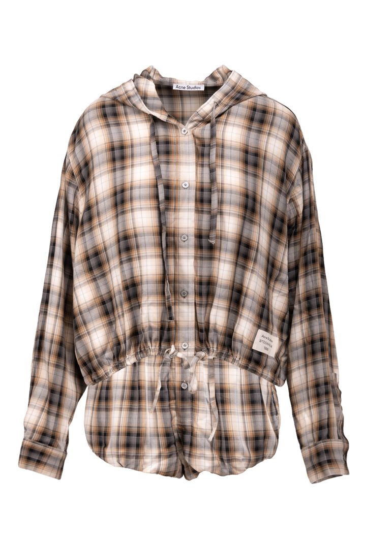 Acne Studios Size 2 Hooded Overshirt & Short Set