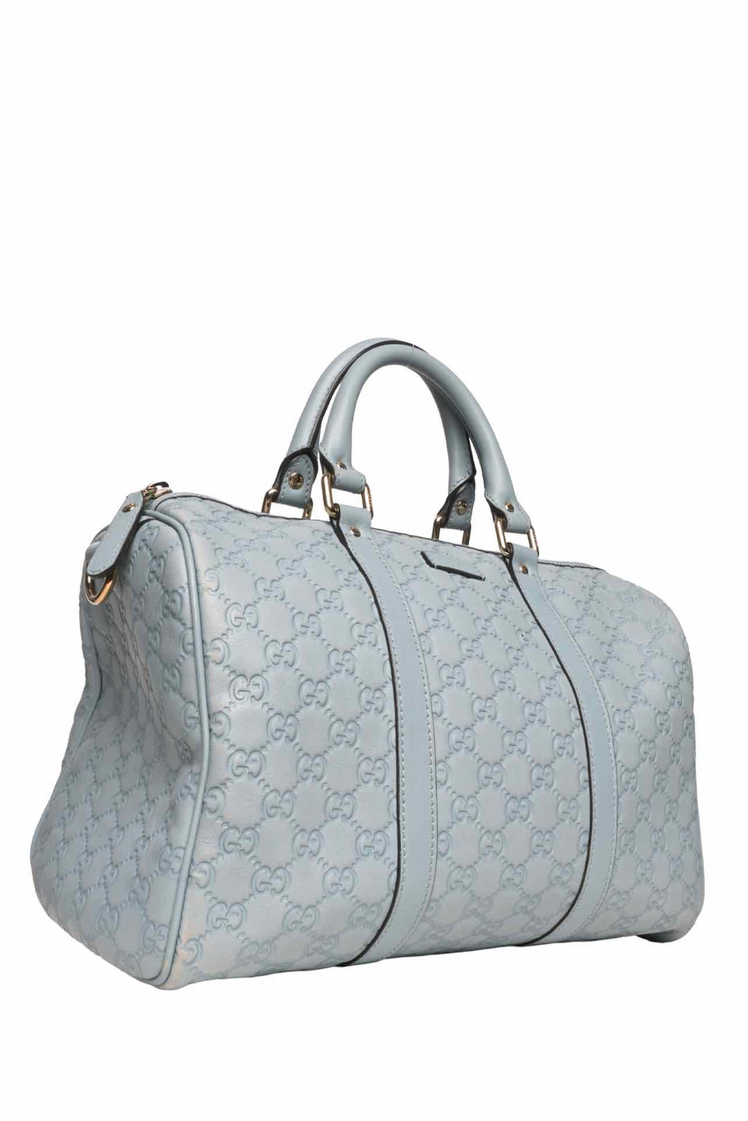 Gucci Guccissima GG Embossed Leather Medium Joy Boston Bags