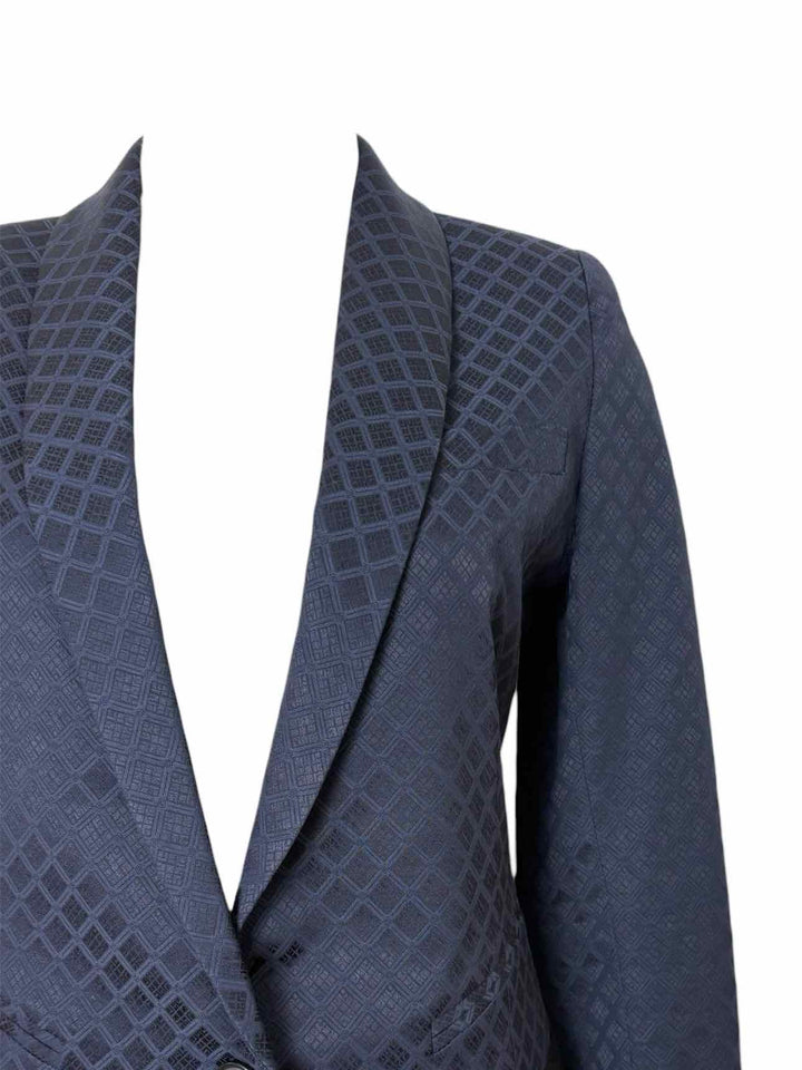 Smythe Size 4  Argle Pattern Poly Blazer