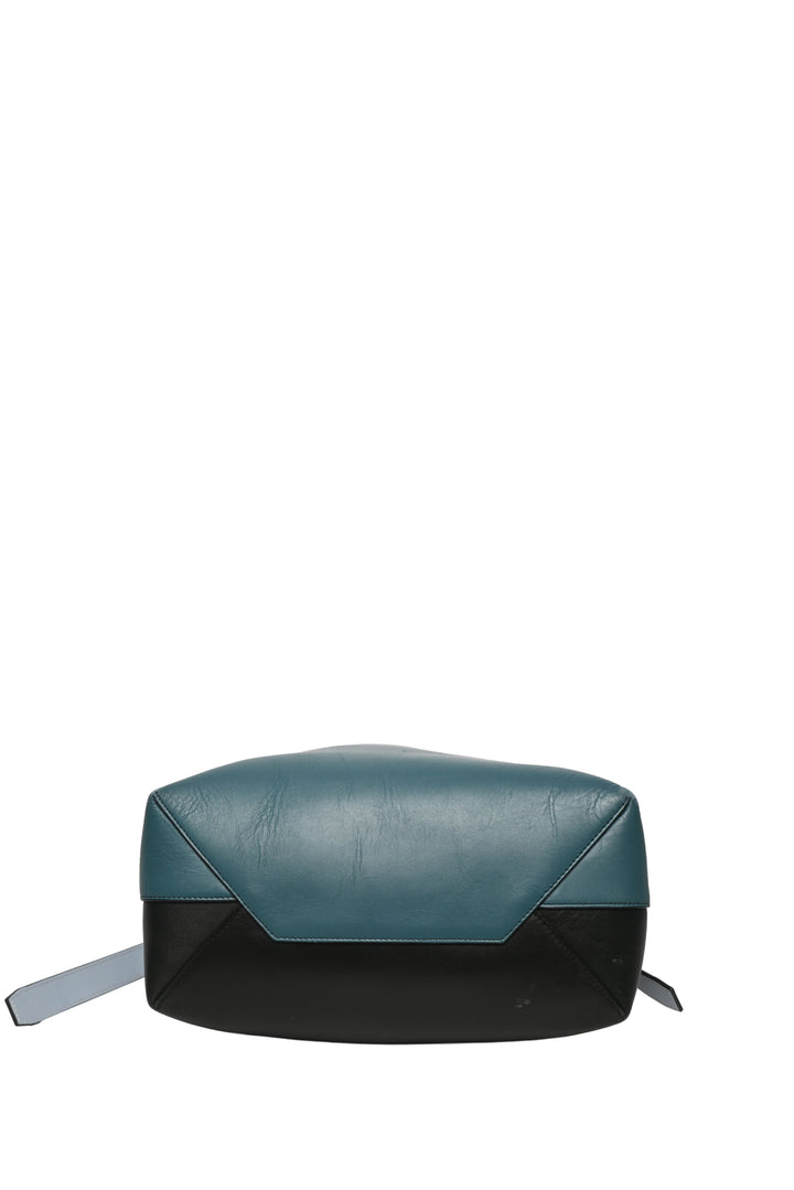 Celine Leather Twisted Cabas Tote