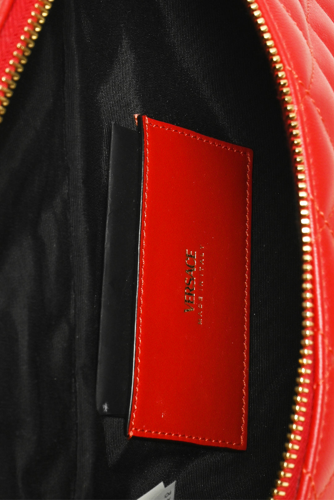 Versace Medusa Quilted Leather Belt Bag