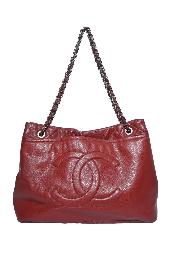 Chanel 2009-2010 Caviar Timeless CC Soft Tote