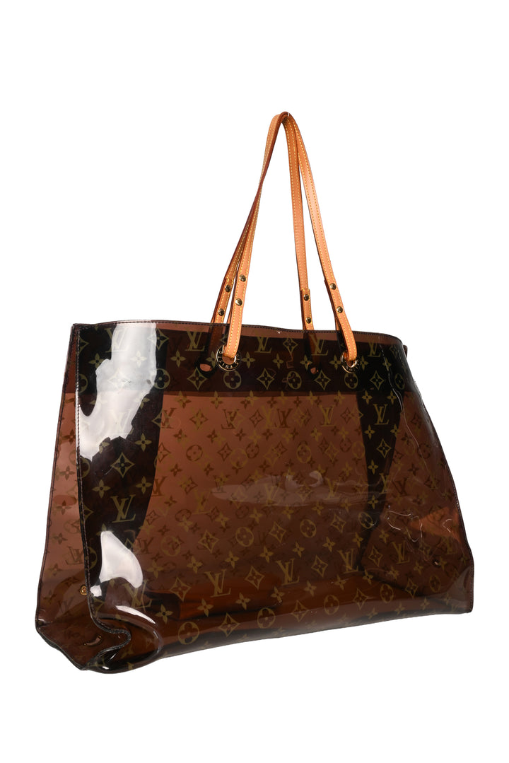 Louis Vuitton 2000 Limited Edition Monogram Vinyl Ambre Cruise Tote