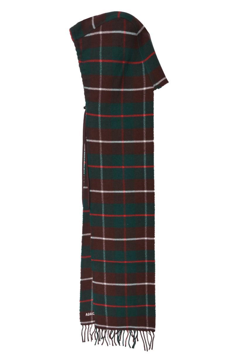 Balenciaga Check Hooded Scarf
