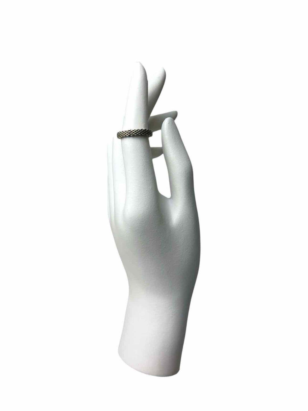 Tiffany & Co 925 Silver Somerset Mesh  Ring