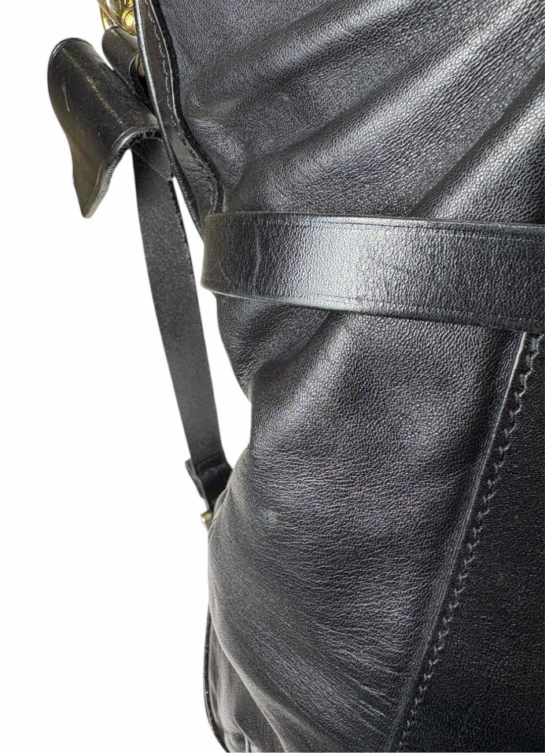 Burberry Black Leather Tote Purse