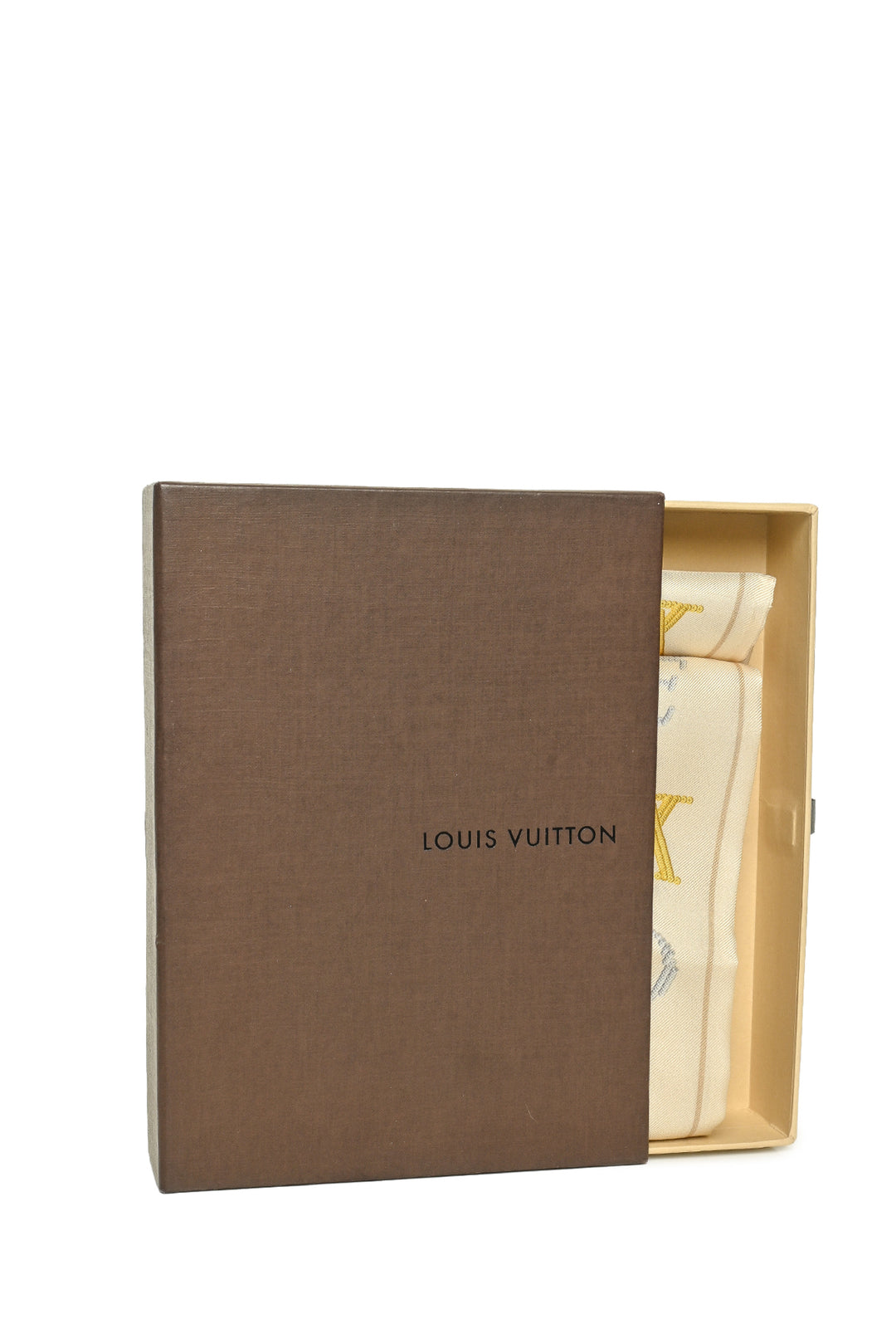 Louis Vuitton Love Silk Bandeau Scarf