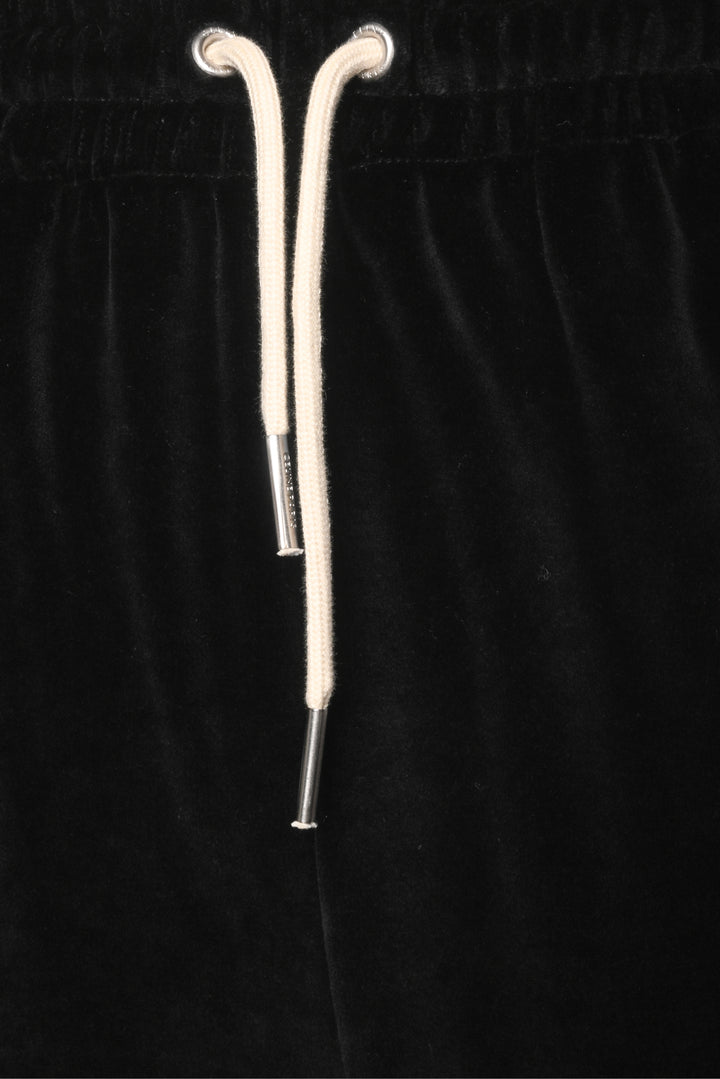 Celine Size S Triomphe Logo Velvet Sweatpants