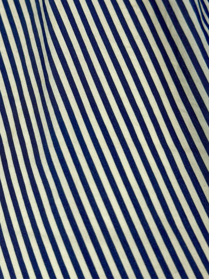 Balenciaga Size 34 2022 Striped Wrap Mini Dress