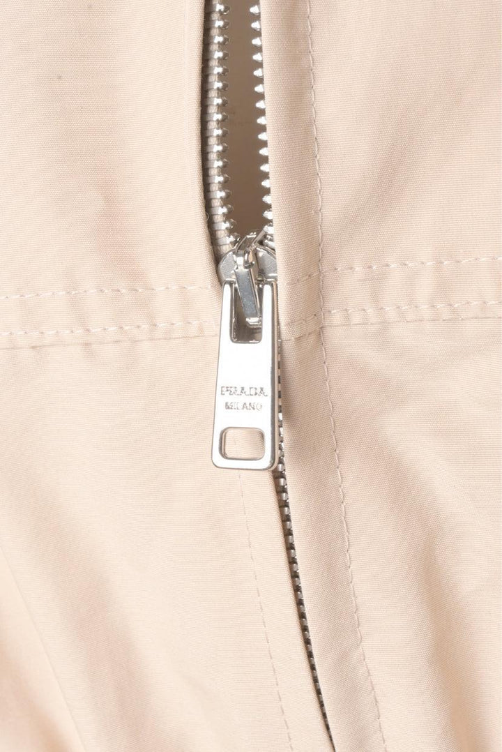 Prada Size 38 2018 Hooded Cotton Blend Poplin Trench eCoat