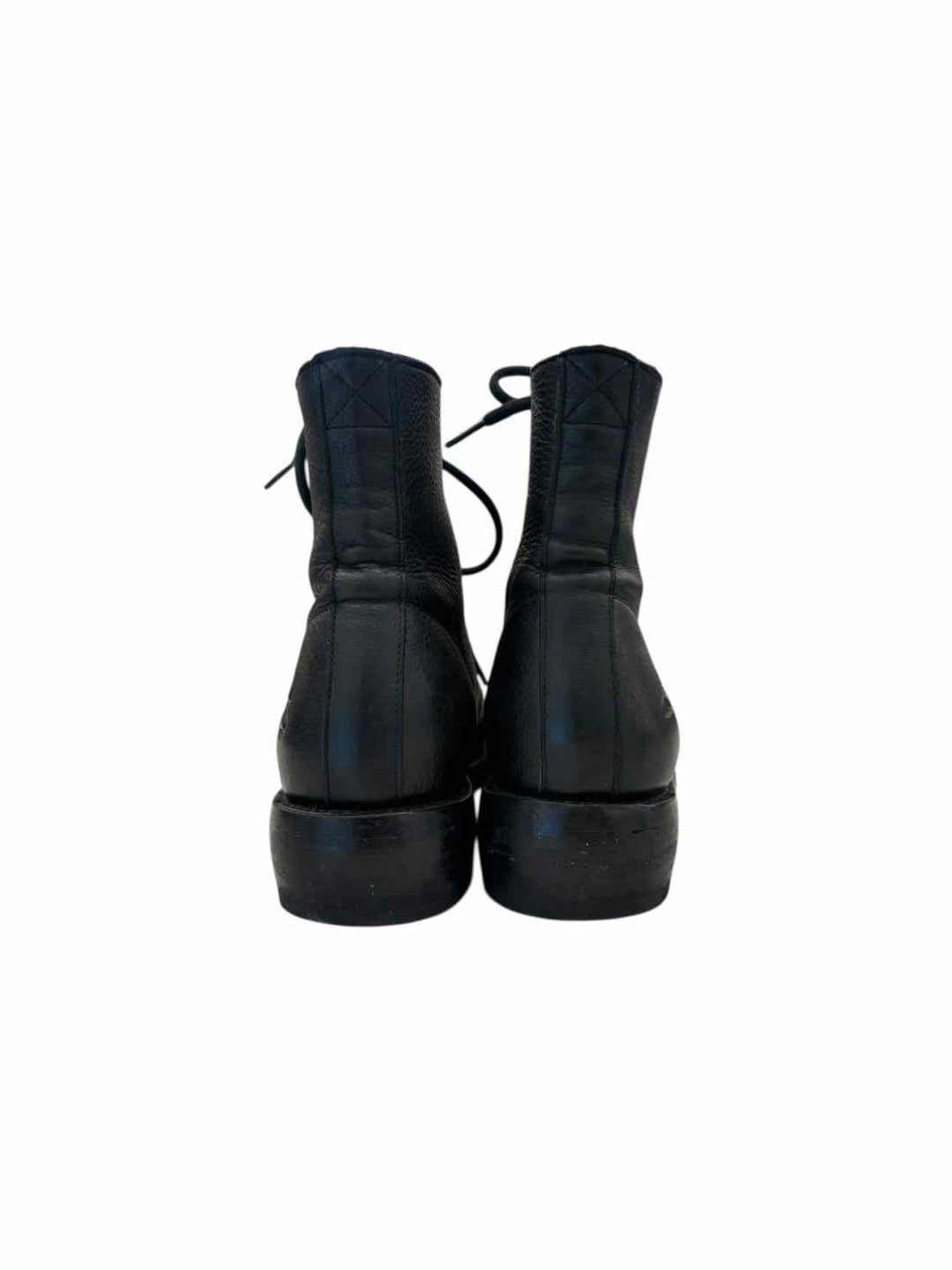 Fluevog Size 9 Ricard Leather Lace-up Ankle Boots