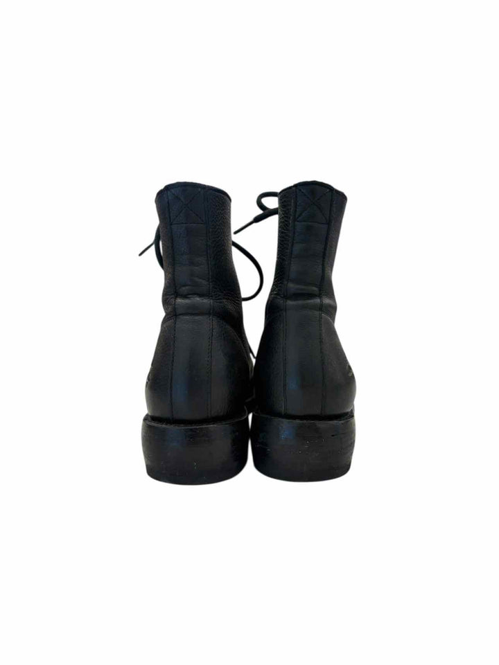 Fluevog Size 9 Ricard Leather Lace-up Ankle Boots