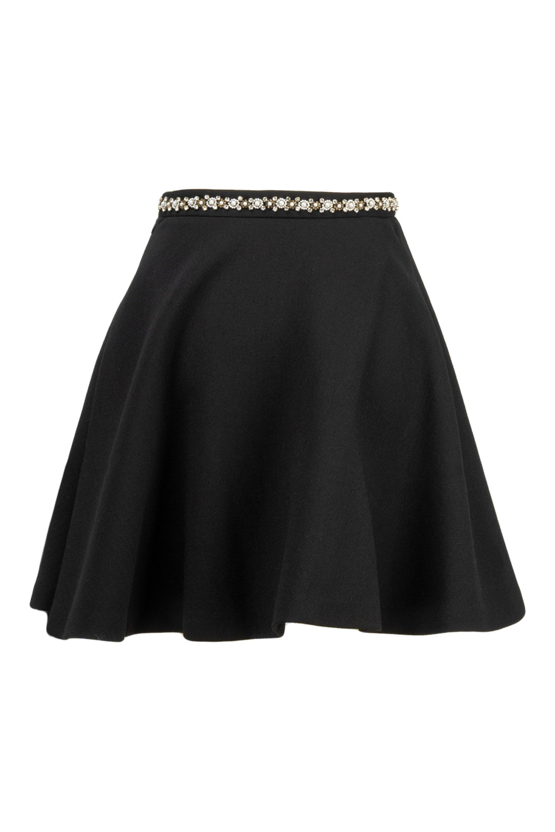 Miu Miu Size 36 Crystal Embellished Skirt