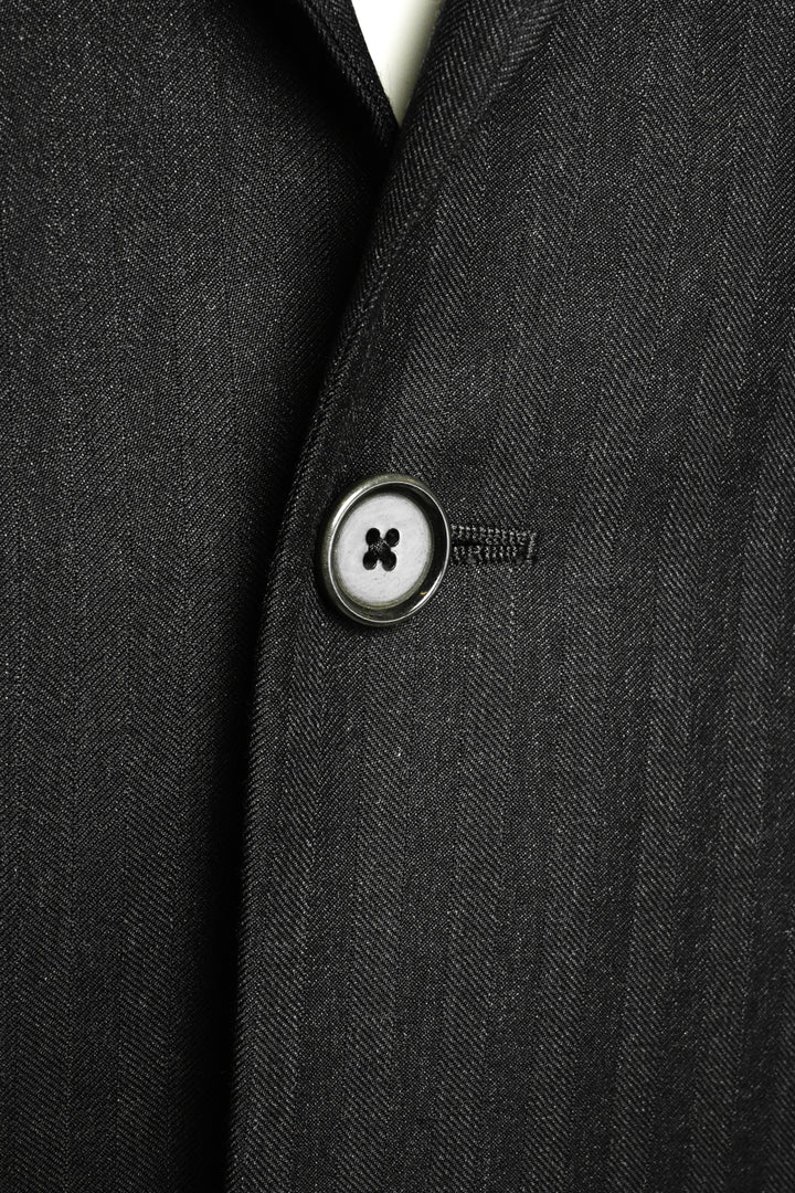 Raffaele Caruso Size 46 Men's Single Button Wool Blazer