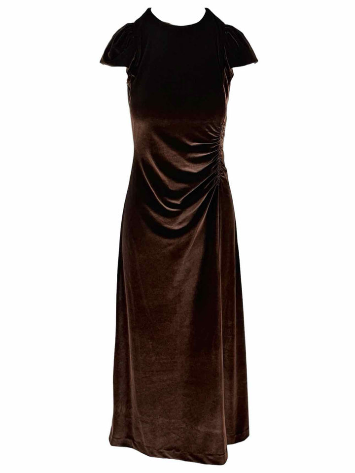 ME+EM Size 4 Velvet Maxi Dress