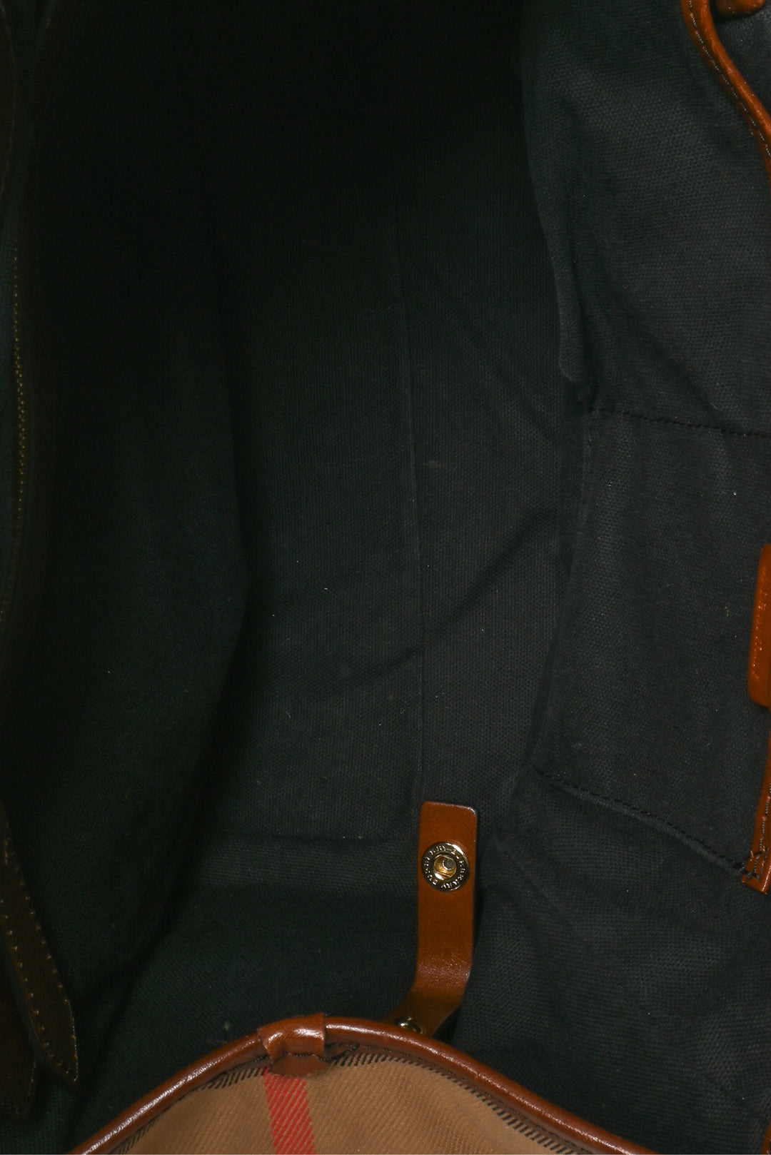 Burberry Canterbury House Check Canvas And Leather Tote