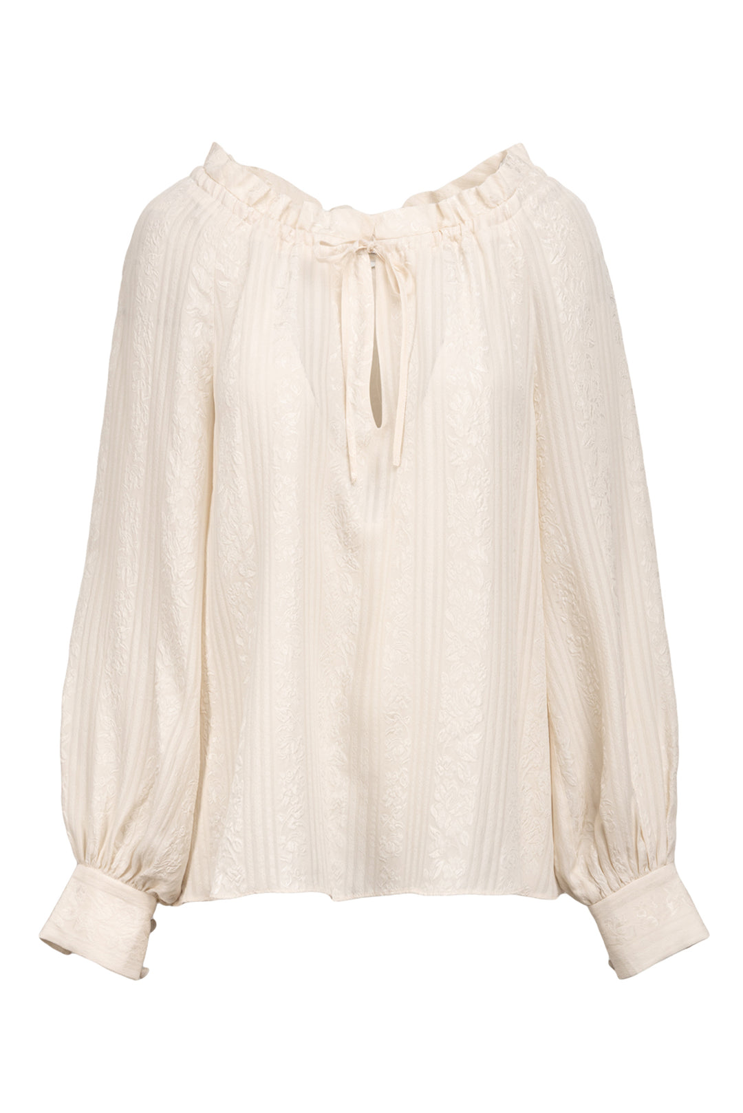 Co Collections Size XS Ruched Neck Floral Silk Tops