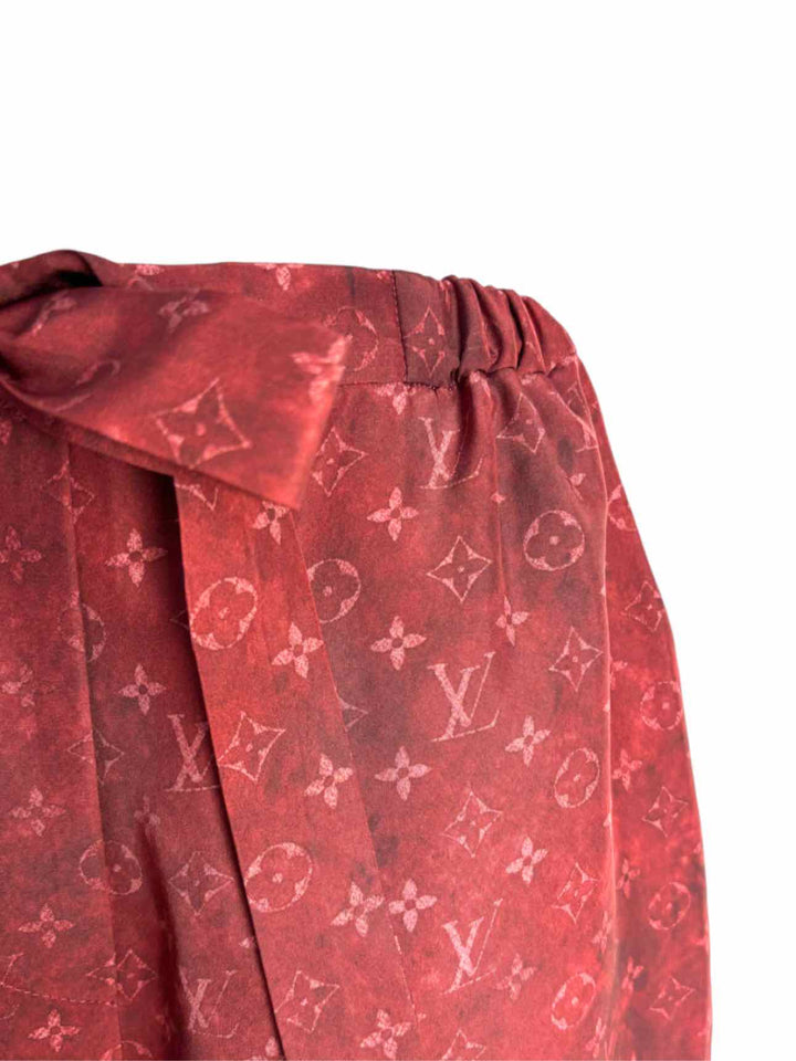 Louis Vuitton Size 36 Mahina Print Silk Pants