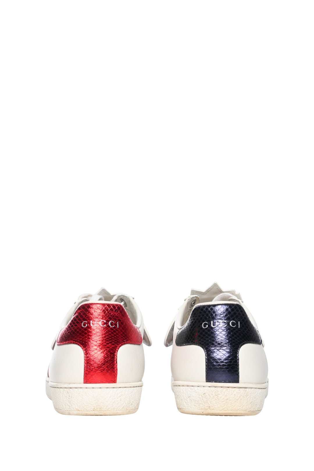 Gucci Size 39.5 Ayers Crystal Web Pineapple Ace Sneaker