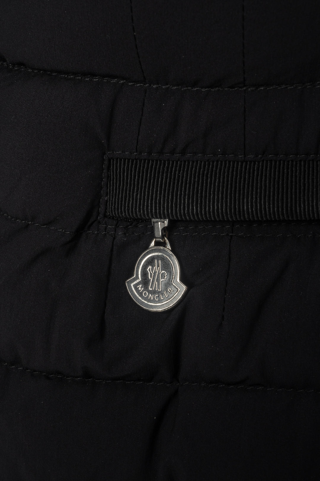 Moncler Size 0 Bistre Giacca Quilted Down Jacket