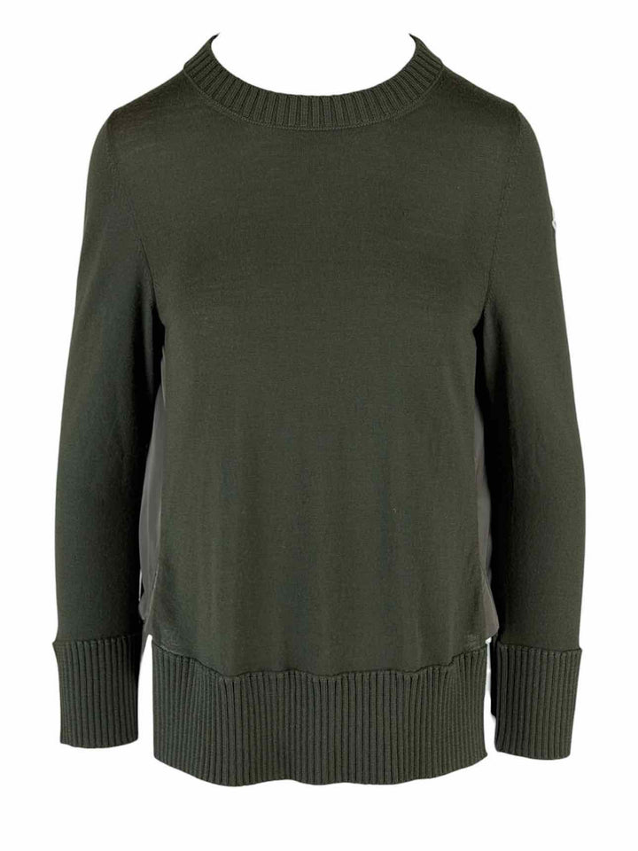 Moncler Size L Maglione Tricot Girocollo Knitted Round Neck Jumper Sweater