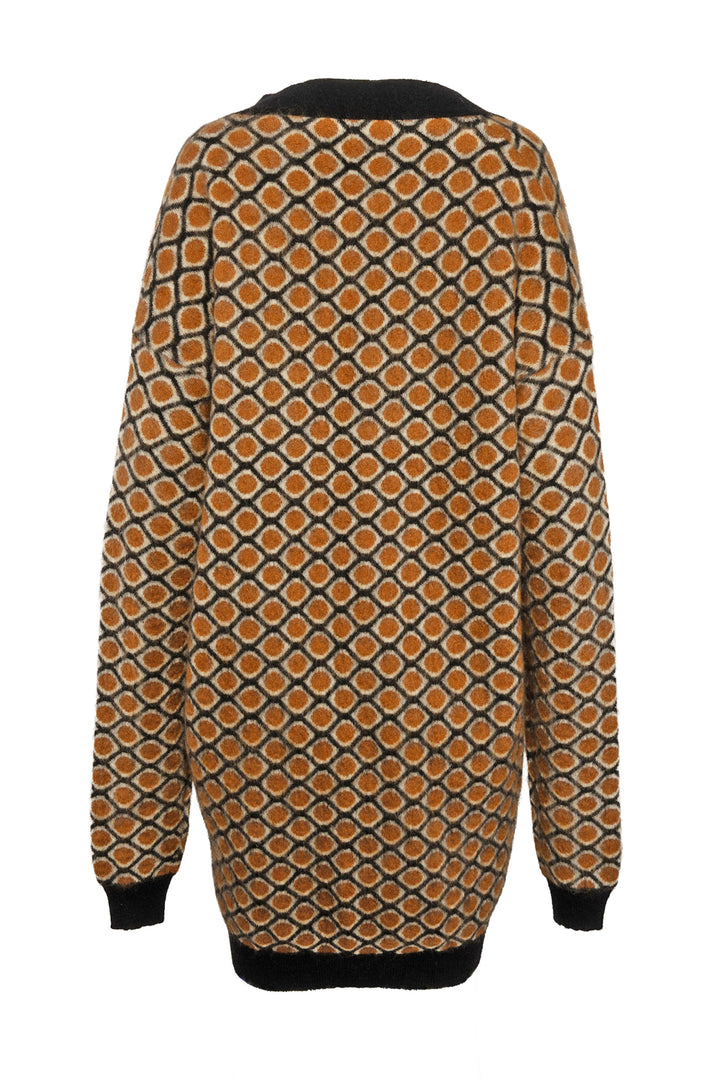 La Double J Size M Mohair Blend Cardigan Coat