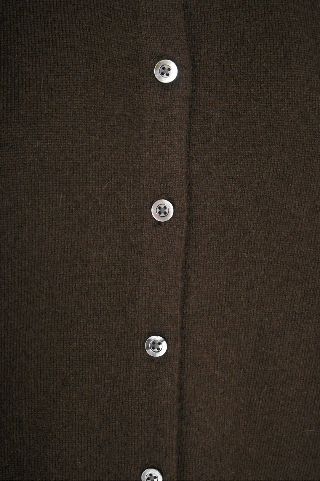 Black Goat Size L Round Neck Cardigan