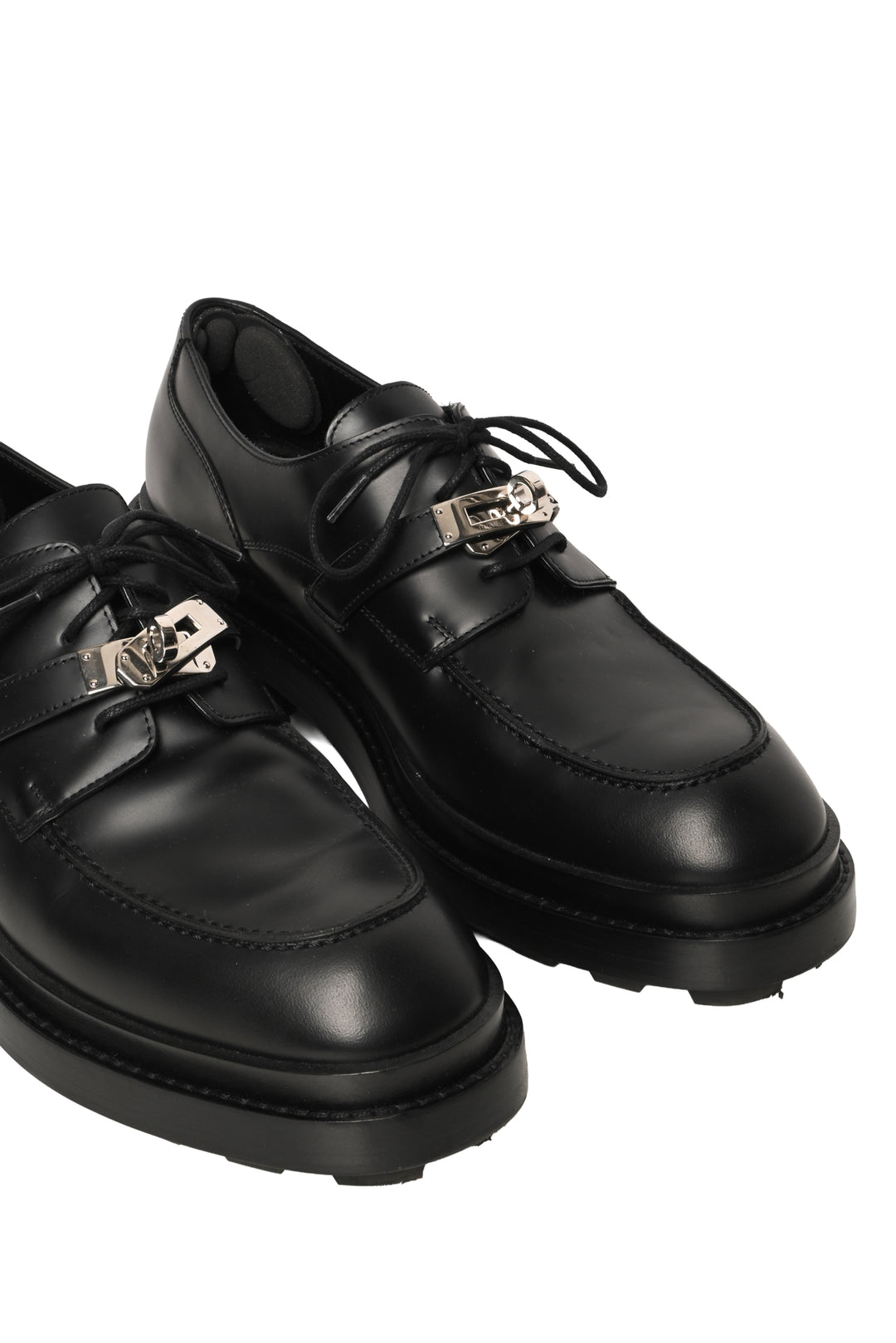 Hermes Mens Shoe Size 41.5 Loyal Derby Shoes