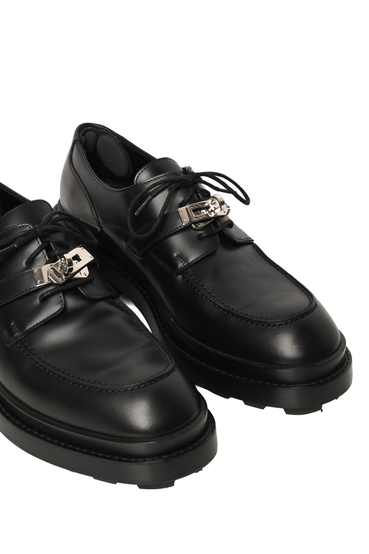 Hermes Mens Shoe Size 41.5 Loyal Derby Shoes