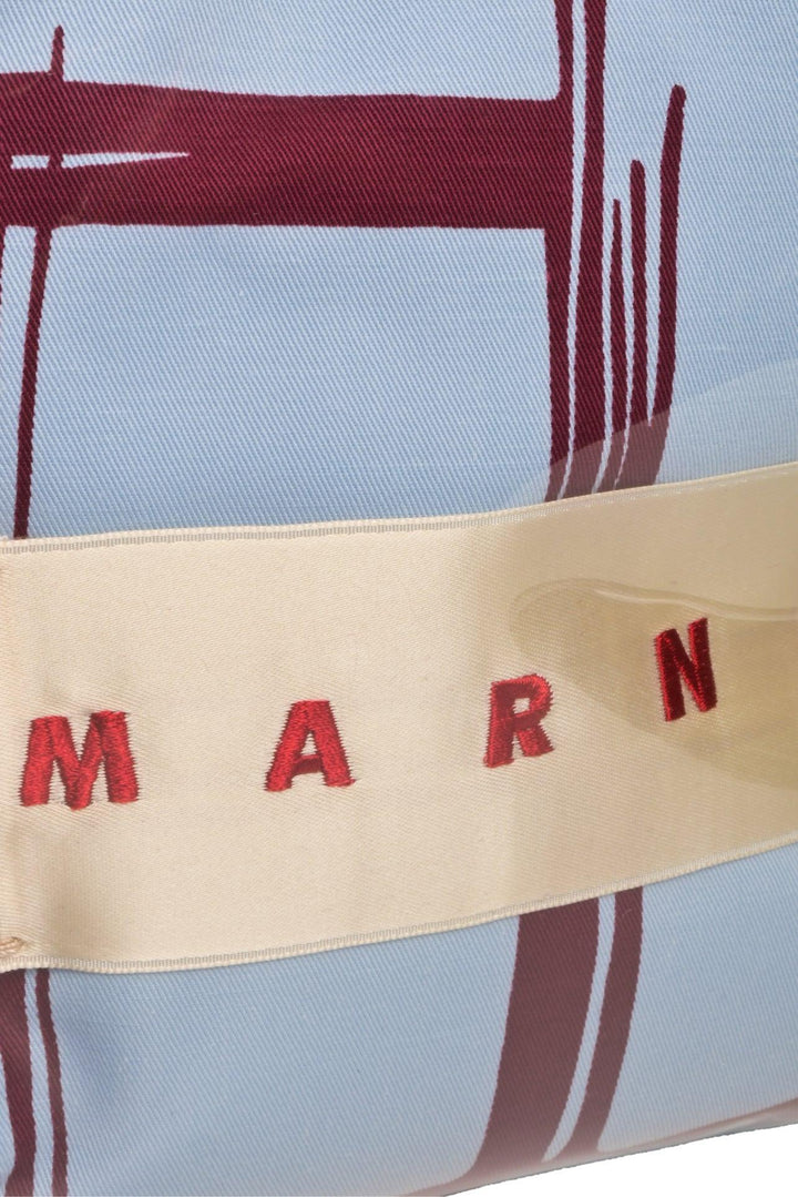 Marni Checkered Padded Tote