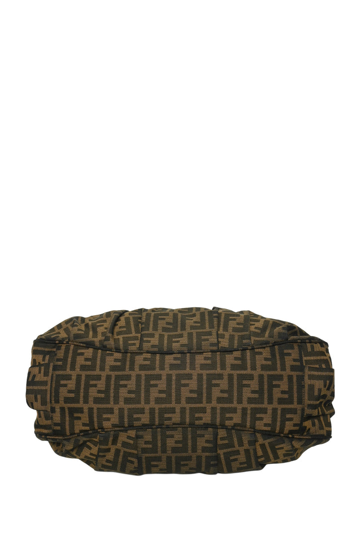 Fendi Zucca Canvas Mia Shoulder Bag