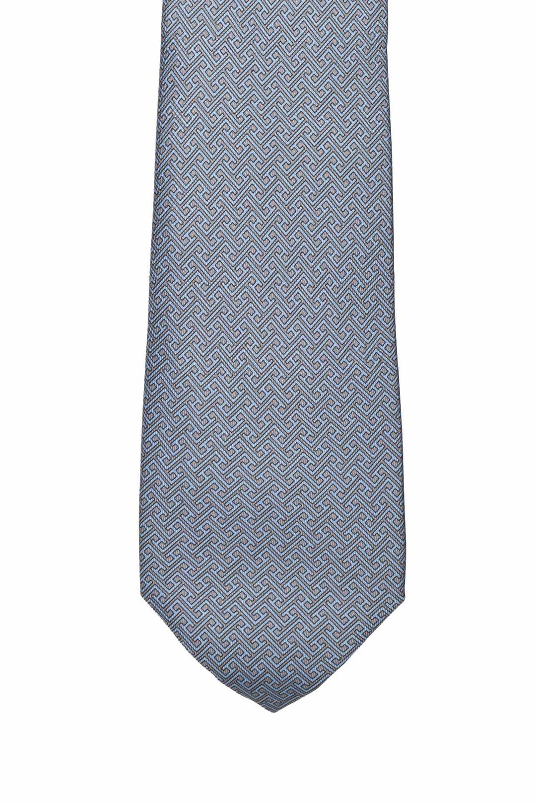 Hermes Men's Faconne H Logo Silk Tie