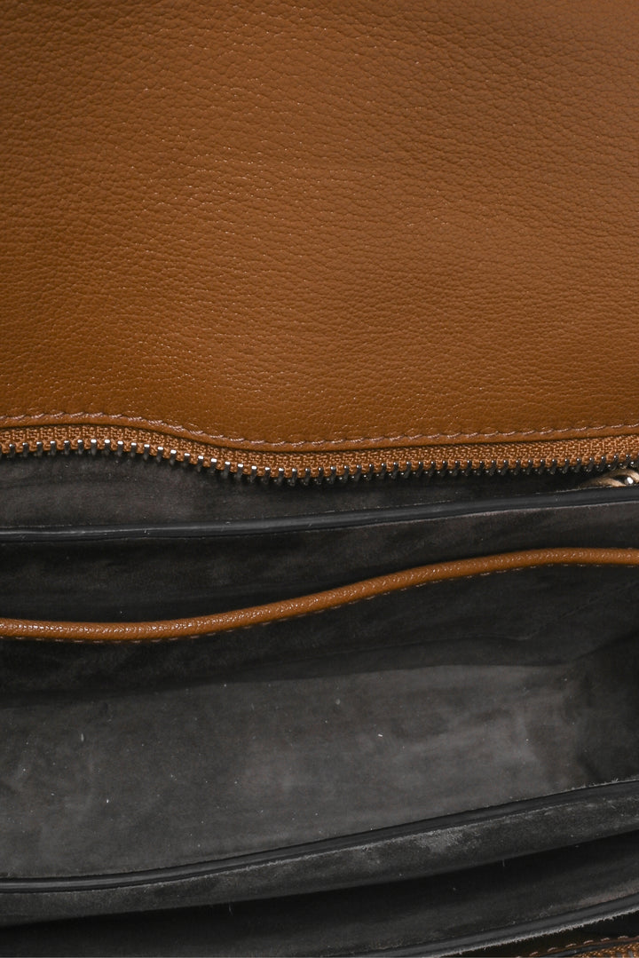 Michael Kors Collection Leather Crawford Shoulder Bag