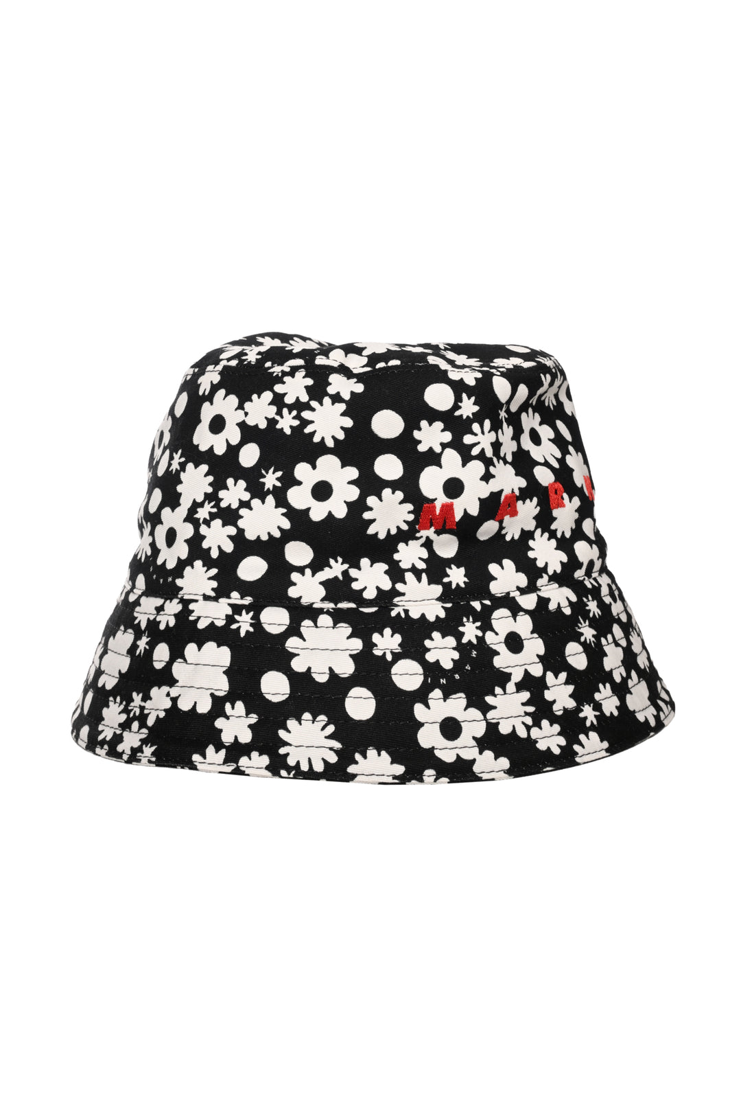 Marni Size M Floral Logo Bucket Hat