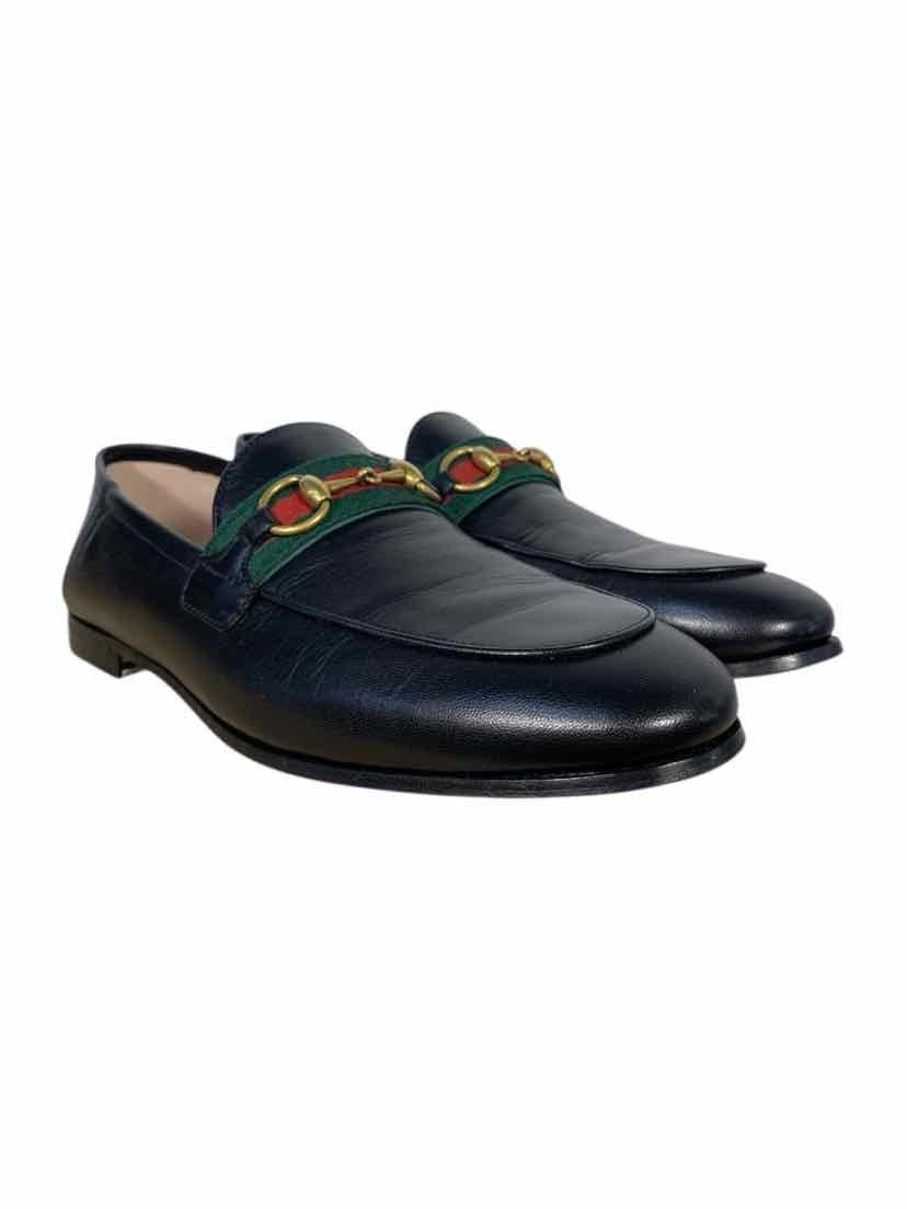 Gucci Size 37.5 Leather Loafers