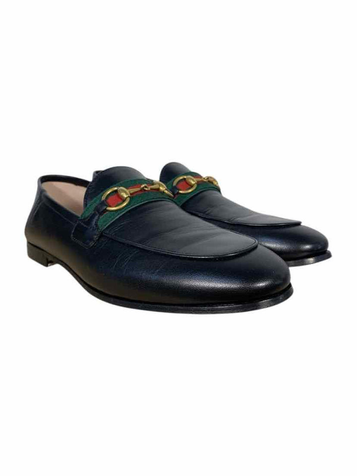 Gucci Size 37.5 Leather Loafers